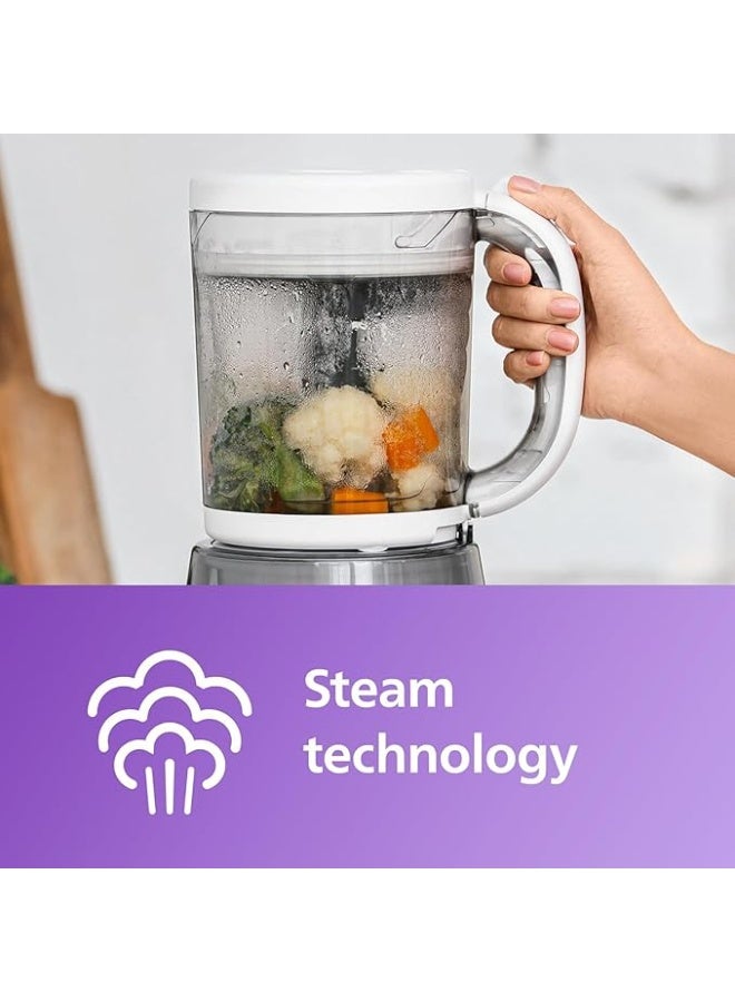 Avent Philips 4 in 1 COMBINED STEAMER AND BLENDER + RECIPE BOOKLET + 120ml STORAGE BOWL - Image 5